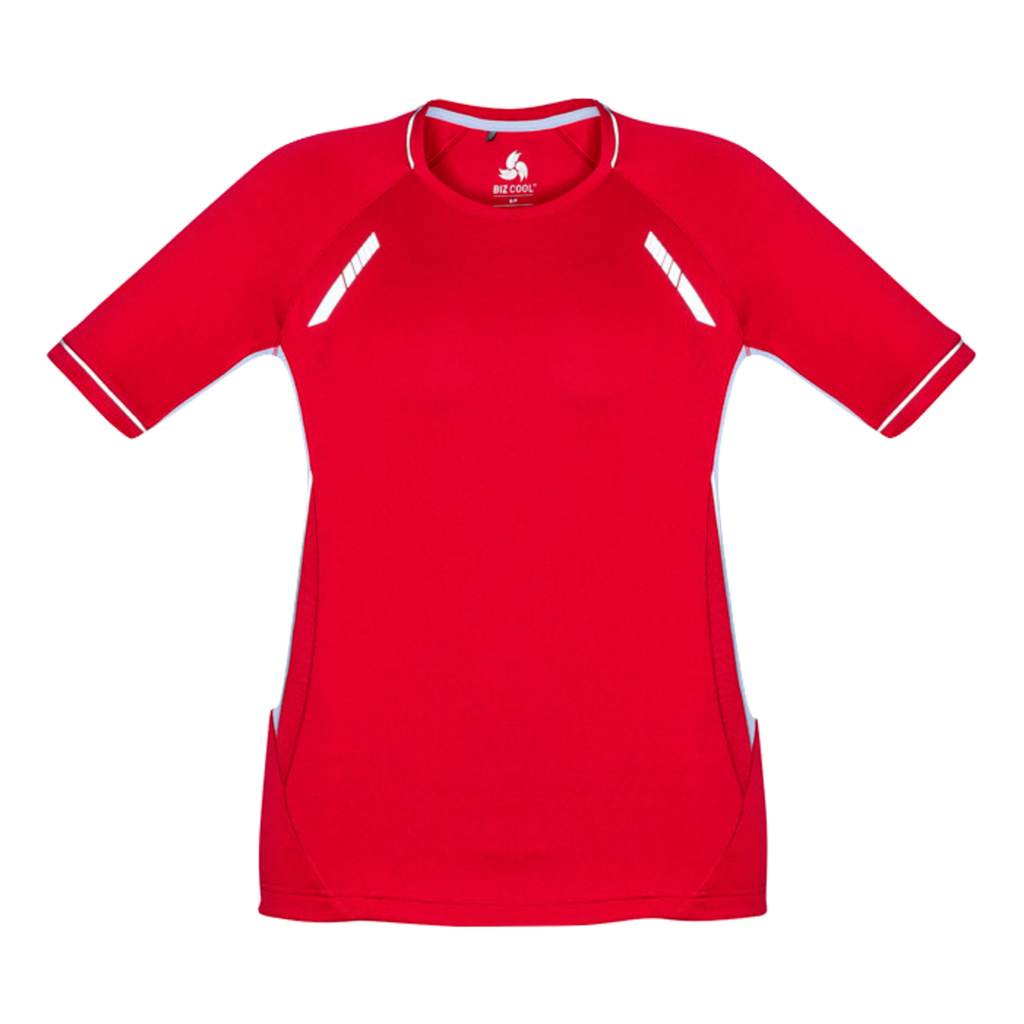 Mens Renegade Tee, Colour: Red/White/Silver