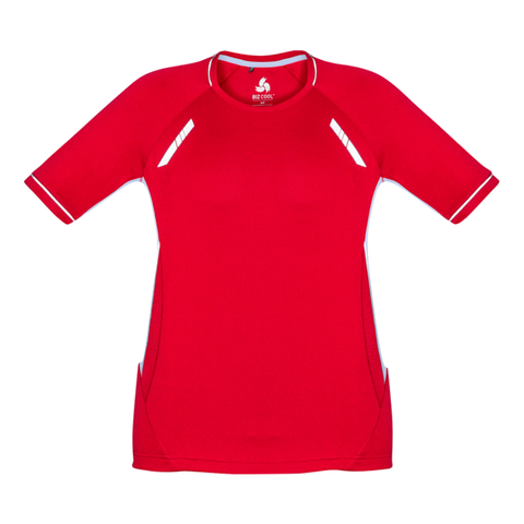 Image of Mens Renegade Tee, Colour: Red/White/Silver
