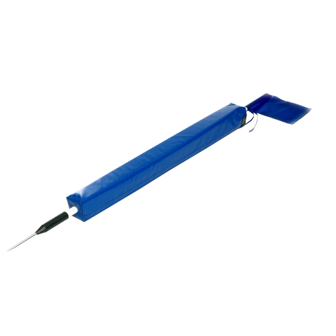 Image of Silver Fern Pole - Spike - PVC Flag - Protector, Package: Single, Colour: Black