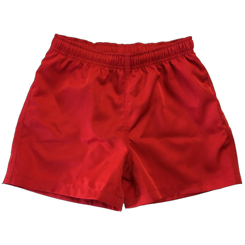 Image of Kids Rugby Short - SF, Size: 14, Colour: Red
