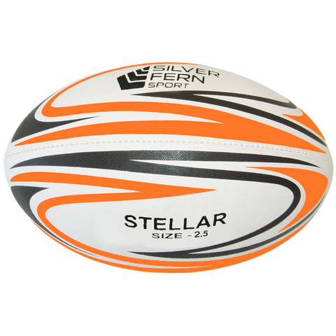 Image of Silver Fern Stellar Rugby Ball, Size: 2.5