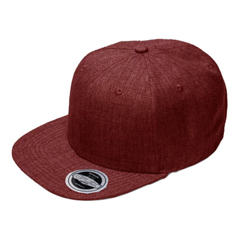 Image of Adults Snap Back 6, Colour: Burgundy
