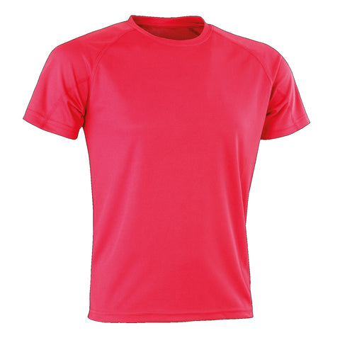 Image of Adults Spiro Impact Tee, Colour: Fluro Pink