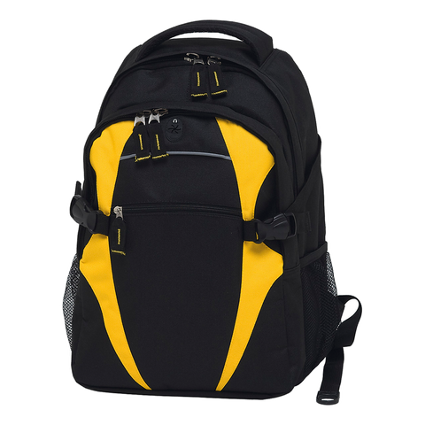 Image of Spliced Zenith Backpack, Colour: Black/Gold