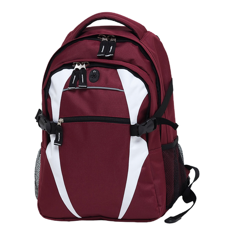 Image of Spliced Zenith Backpack, Colour: Maroon/White