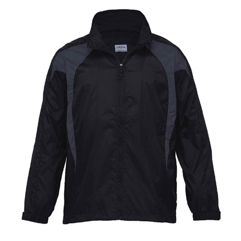 Image of Womens Spliced Zenith Jacket, Colour: Black/Charcoal