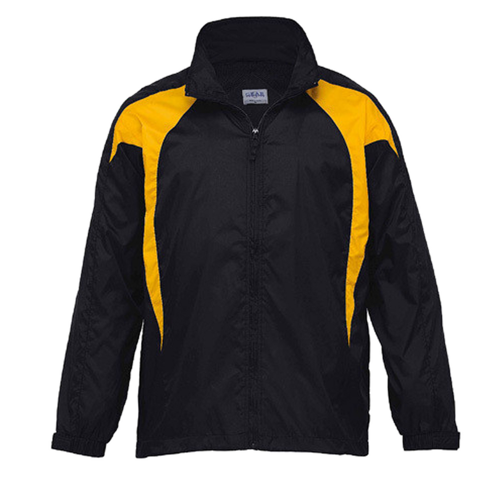Womens Spliced Zenith Jacket, Colour: Black/Gold