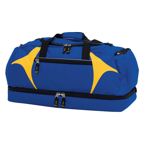 Image of Spliced Zenith Sports Bag, Colour: Royal/Gold