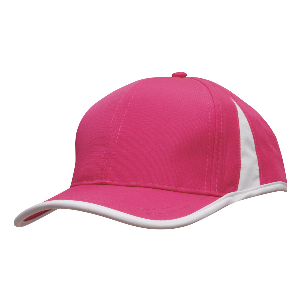 Sports Ripstop with Inserts and Trim, Colour: Hot Pink/White