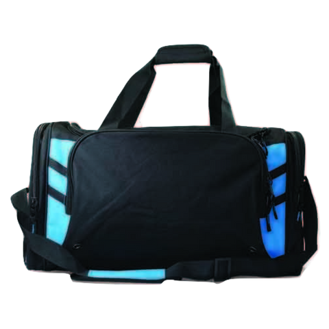 Image of Tasman Sports Bag, Colour: Black/Cyan