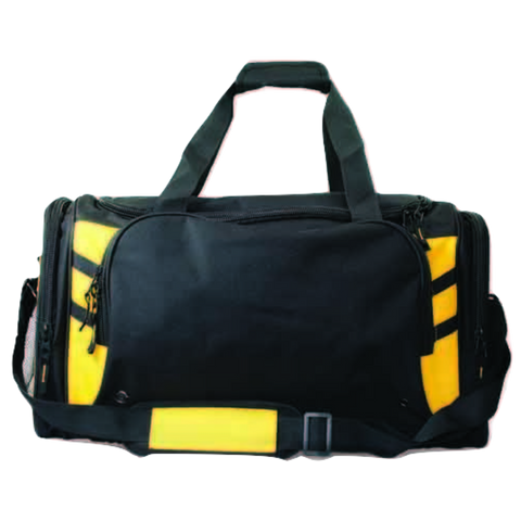 Image of Tasman Sports Bag, Colour: Black/Gold