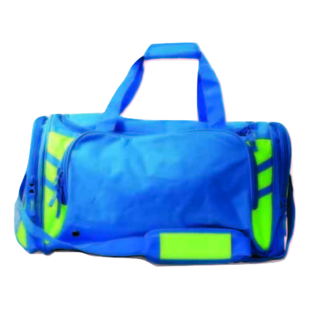 Tasman Sports Bag, Colour: Cyan/Neon Green