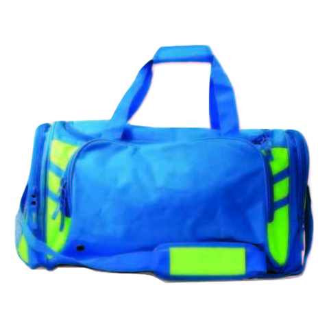 Image of Tasman Sports Bag, Colour: Cyan/Neon Green