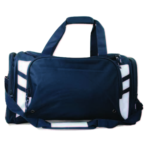 Image of Tasman Sports Bag, Colour: Navy/White