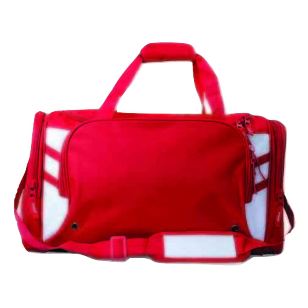 Tasman Sports Bag, Colour: Red/White