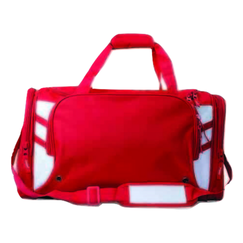 Image of Tasman Sports Bag, Colour: Red/White
