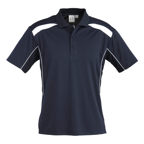 Image of Mens United Polo, Colour: Navy/White