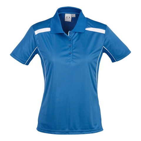 Image of Womens United Polo, Colour: Royal/White