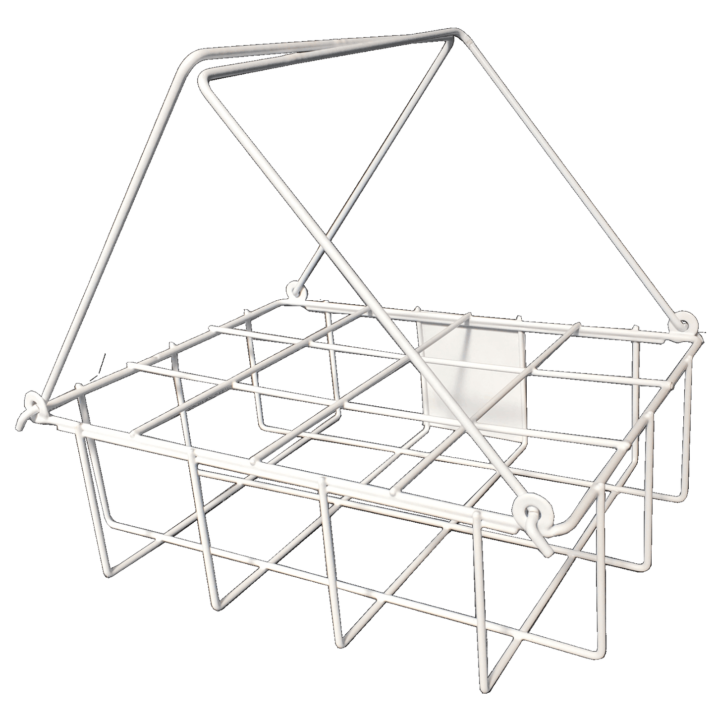 Bottle Carrier - Plastic Coated Wire, Capacity: 12 Bottles