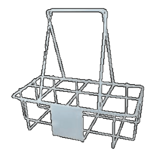 Bottle Carrier - Plastic Coated Wire, Capacity: 8 Bottles