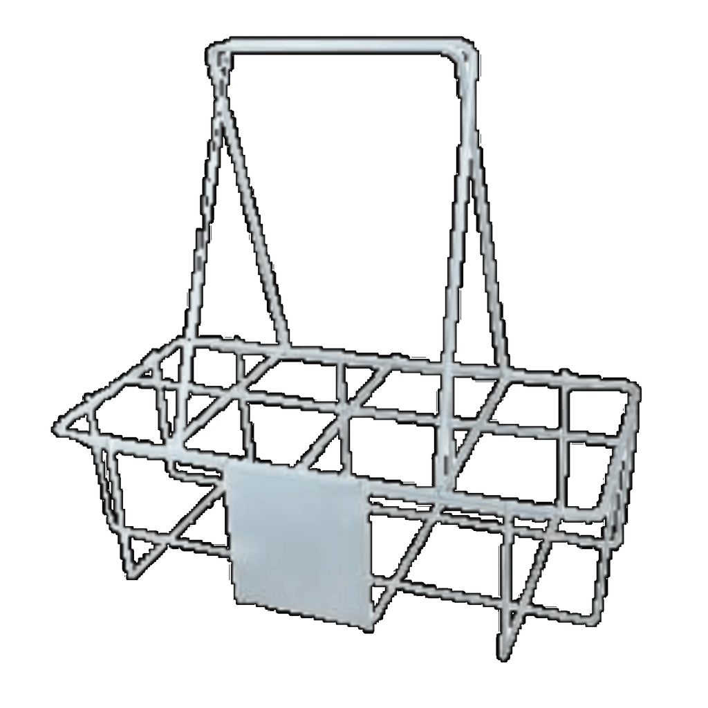 Bottle Carrier - Plastic Coated Wire, Capacity: 8 Bottles