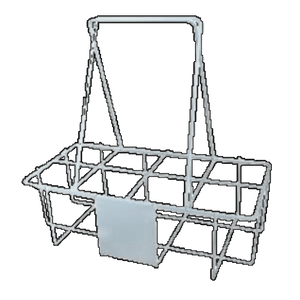 Bottle Carrier - Plastic Coated Wire, Capacity: 8 Bottles