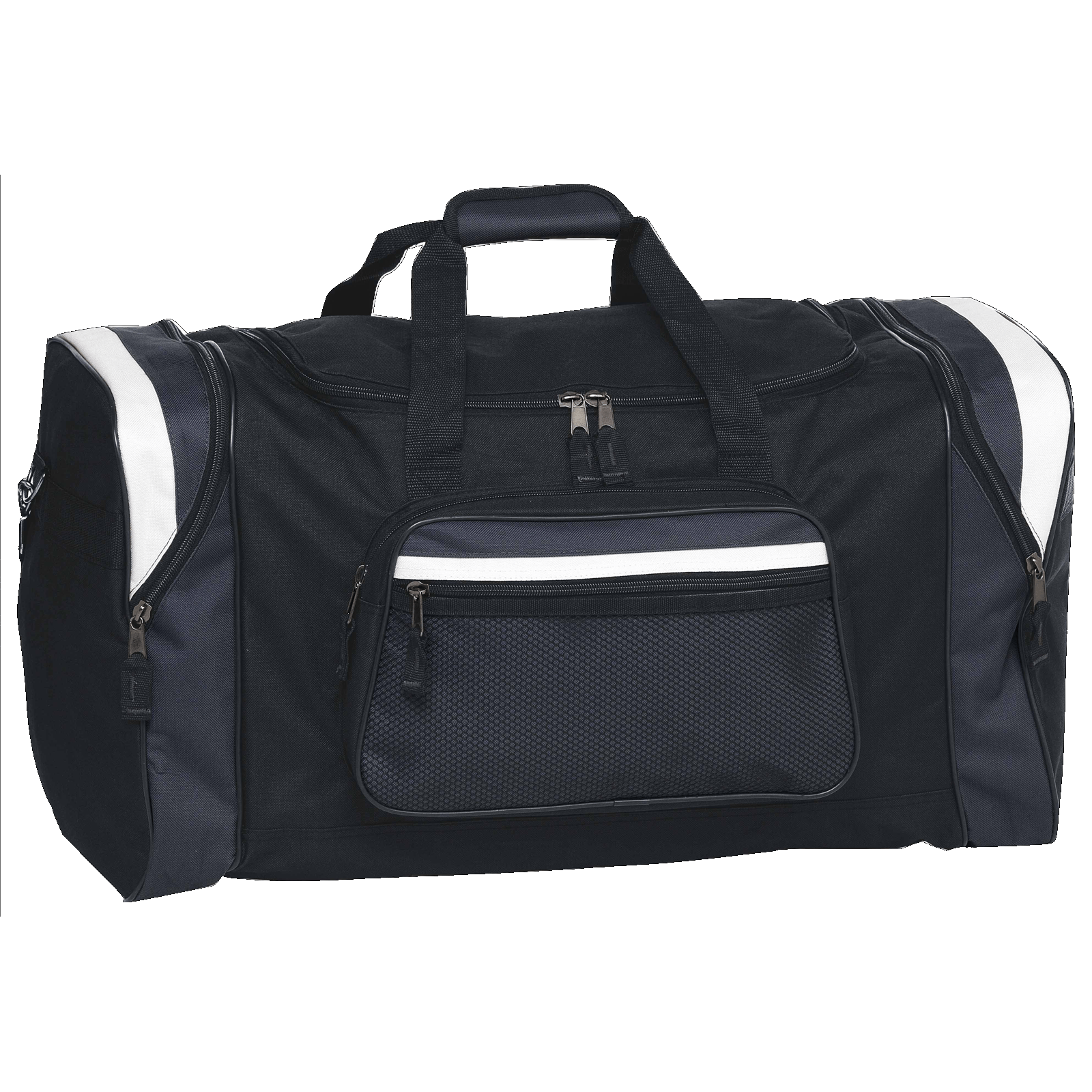 Contrast Gear Sports Bag, Colour: Black/Charcoal/White