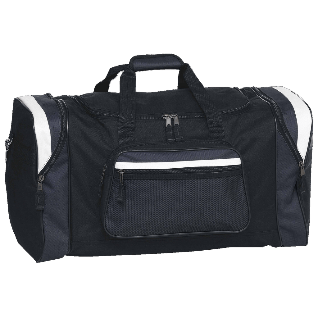 Contrast Gear Sports Bag, Colour: Black/Charcoal/White