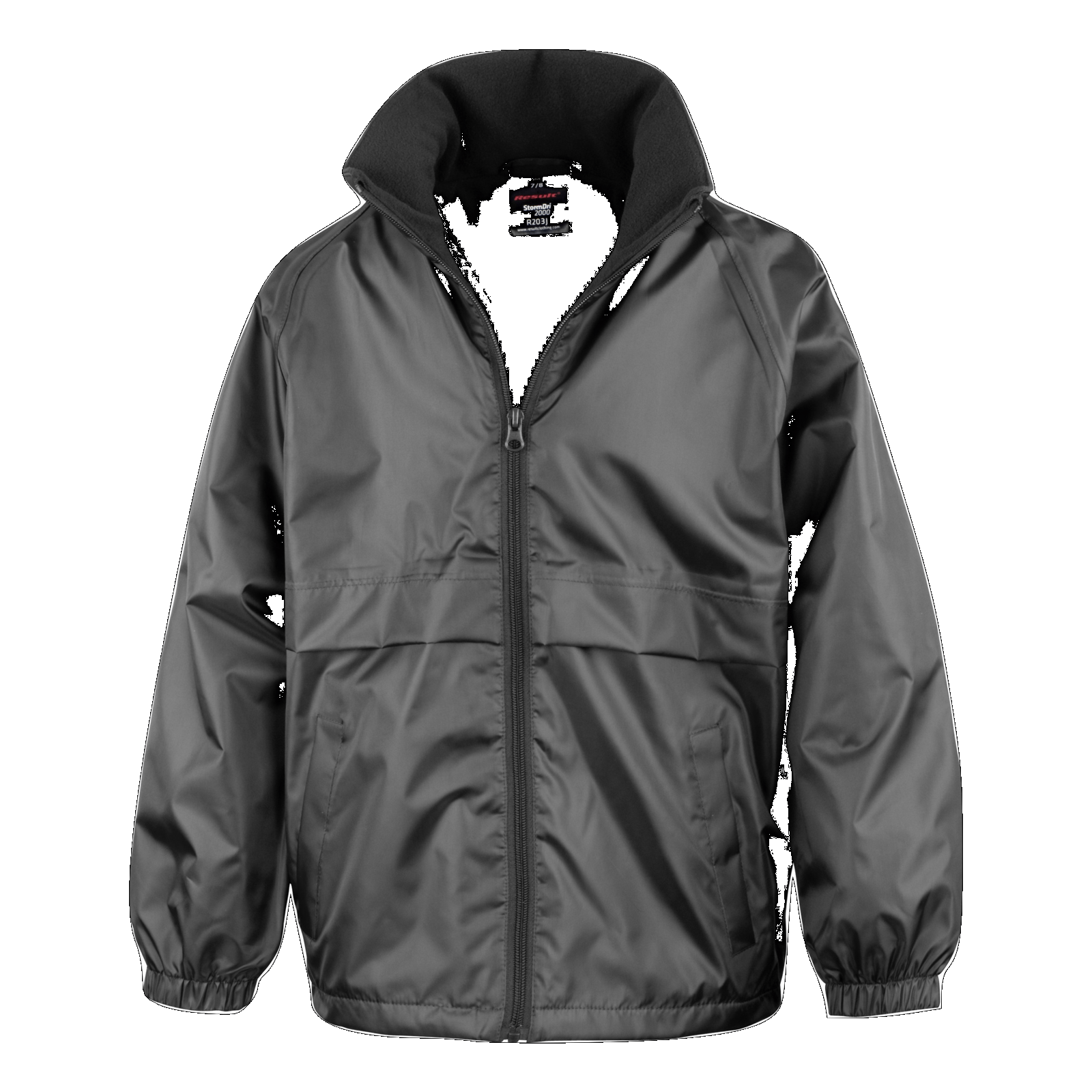 Kids Core DRI-Warm and Lite Jacket, Colour: Black