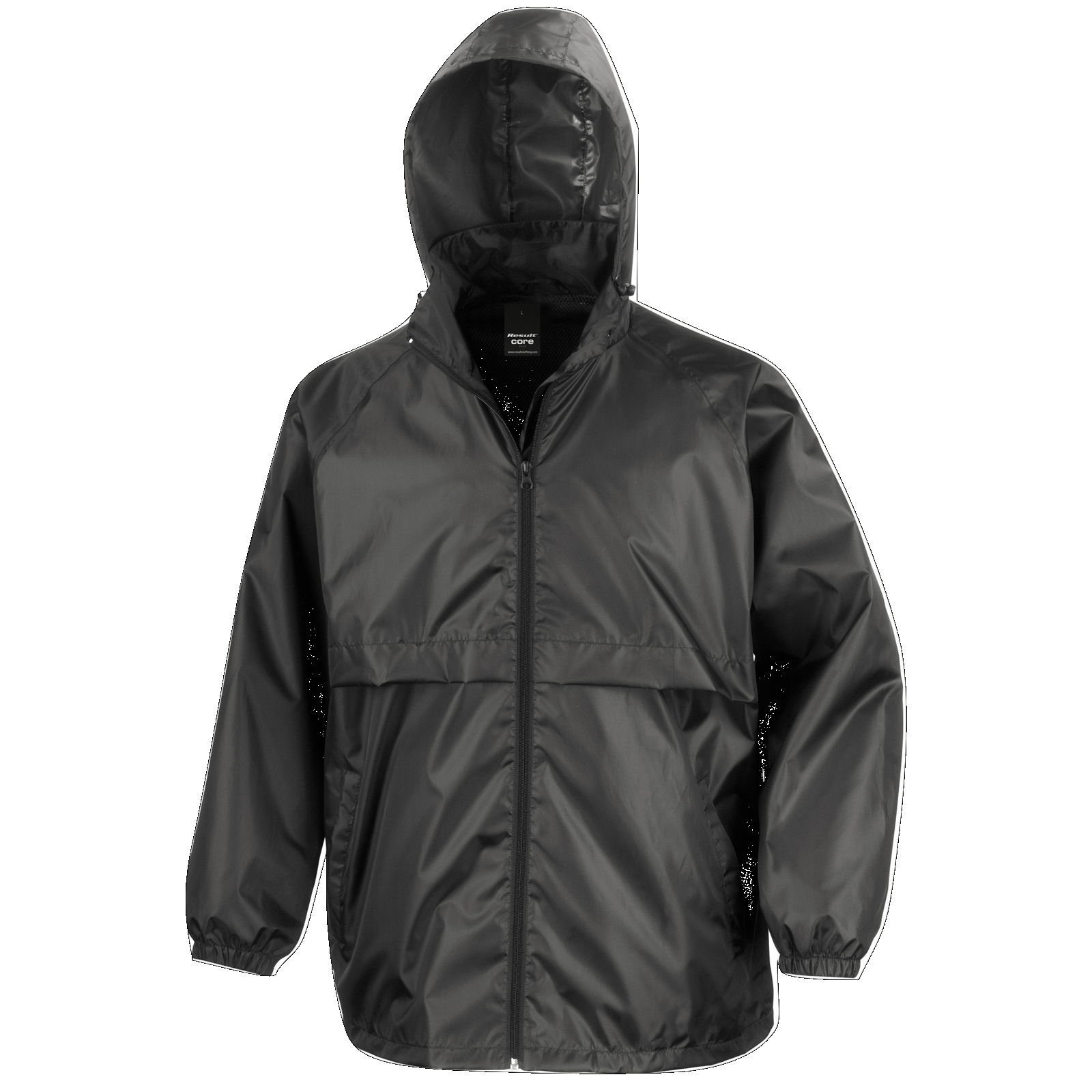 Adults Core Lightweight Jacket, Colour: Black