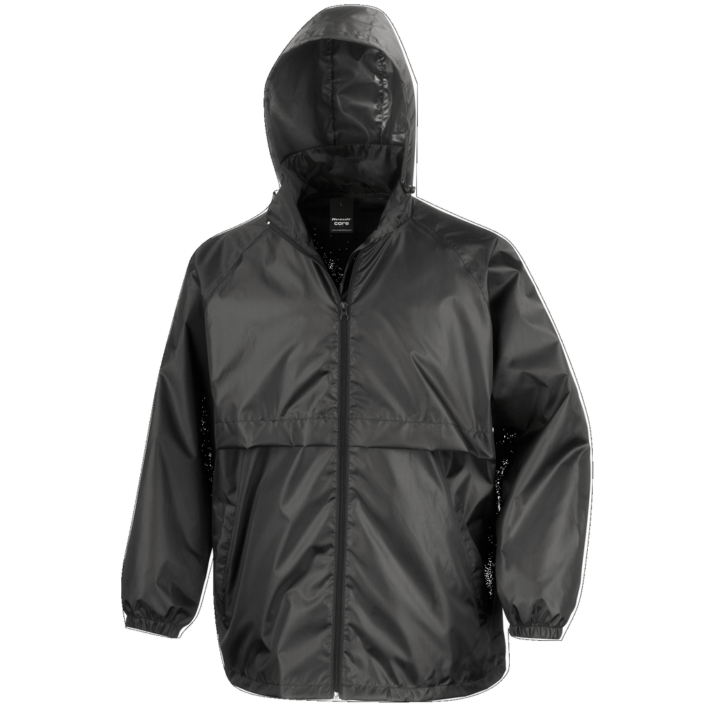 Adults Core Lightweight Jacket, Colour: Black