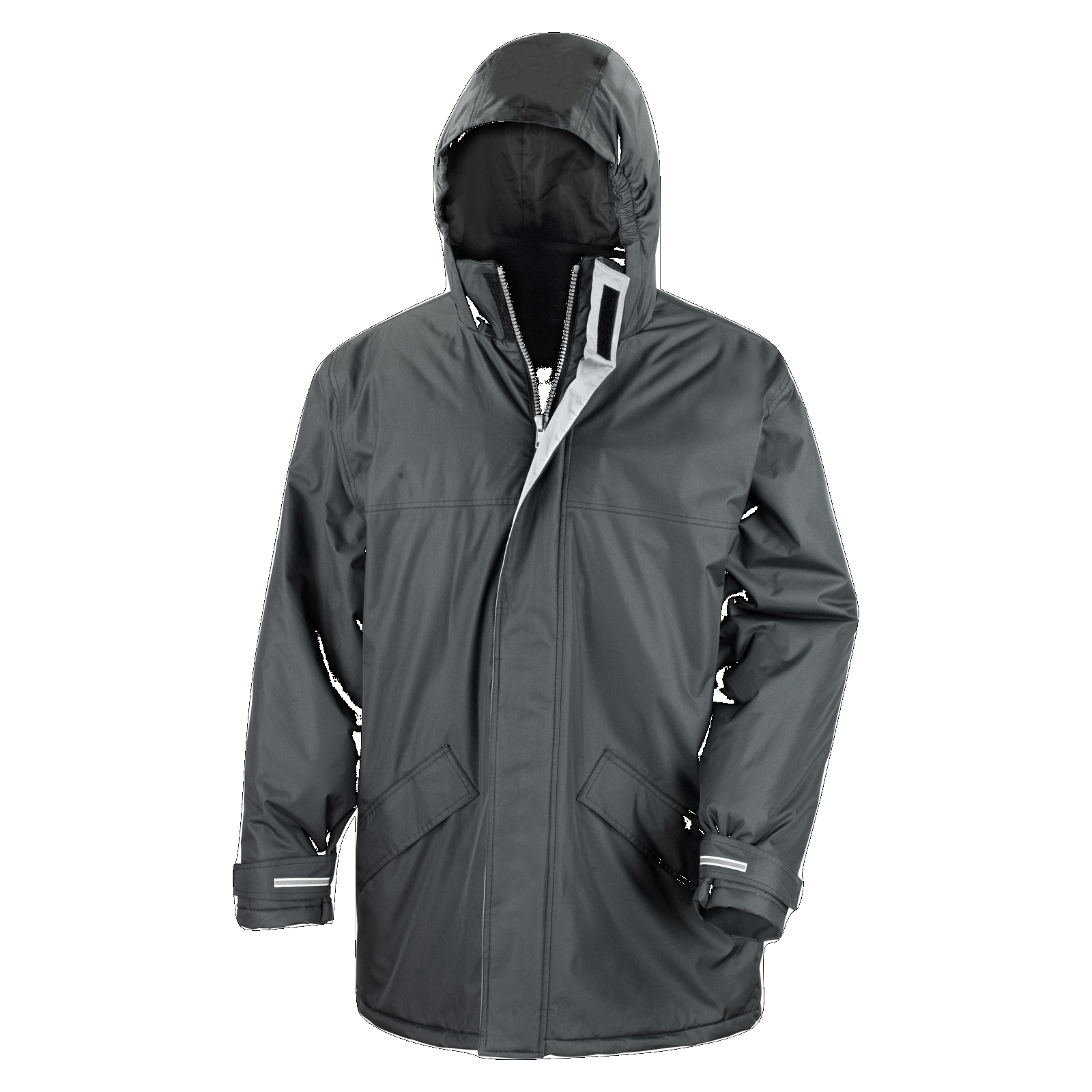 Adults Core Winter Parker, Colour: Black