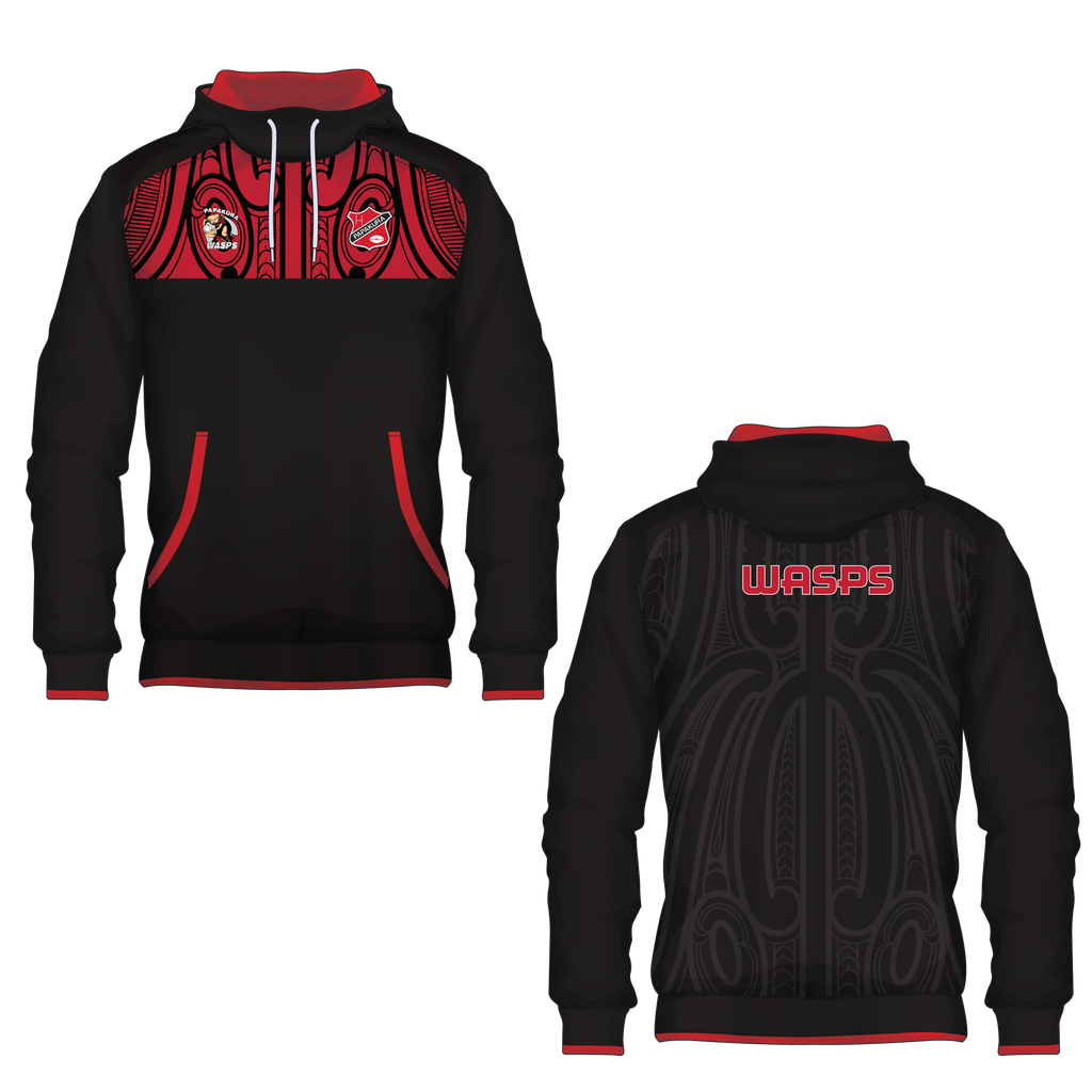Papakura RFC Wasps Hoodie, Size: Kids 6