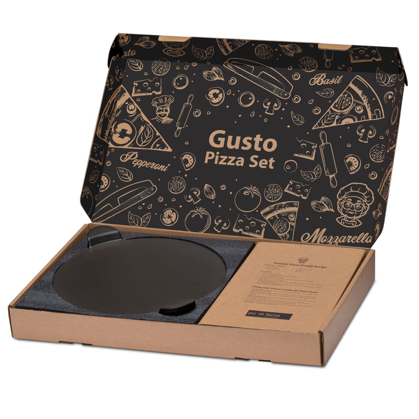 Gusto Pizza 4 Pcs Set
