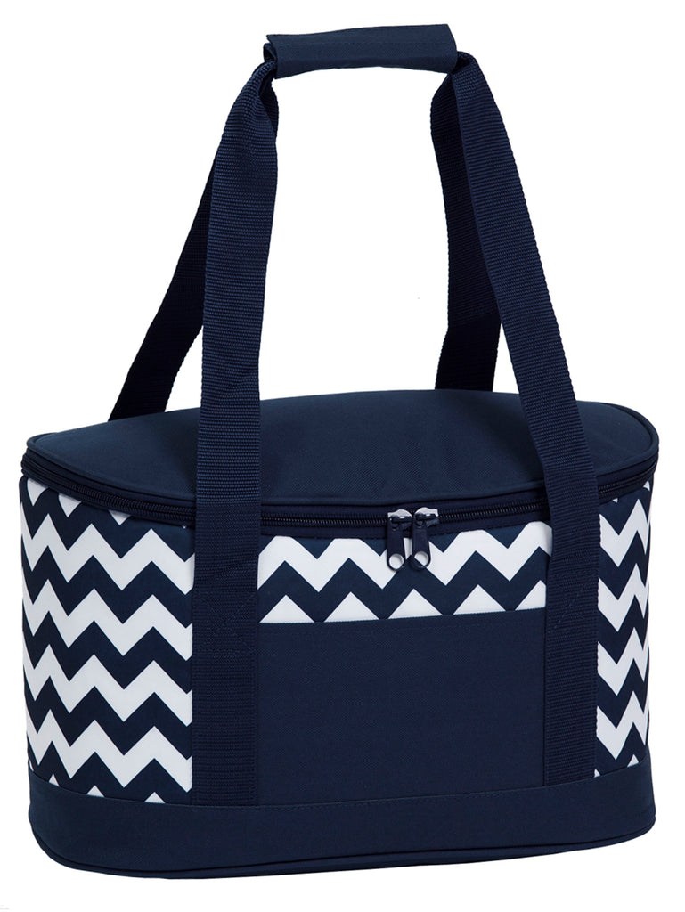 Oasis Chevron Cooler, Colour: Navy/White