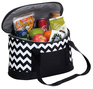 Oasis Chevron Cooler, Colour: Black/White