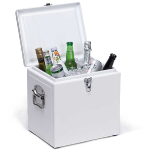 Vintage Cooler Box, Colour: White