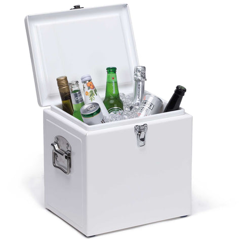 Image of Vintage Cooler Box, Colour: White