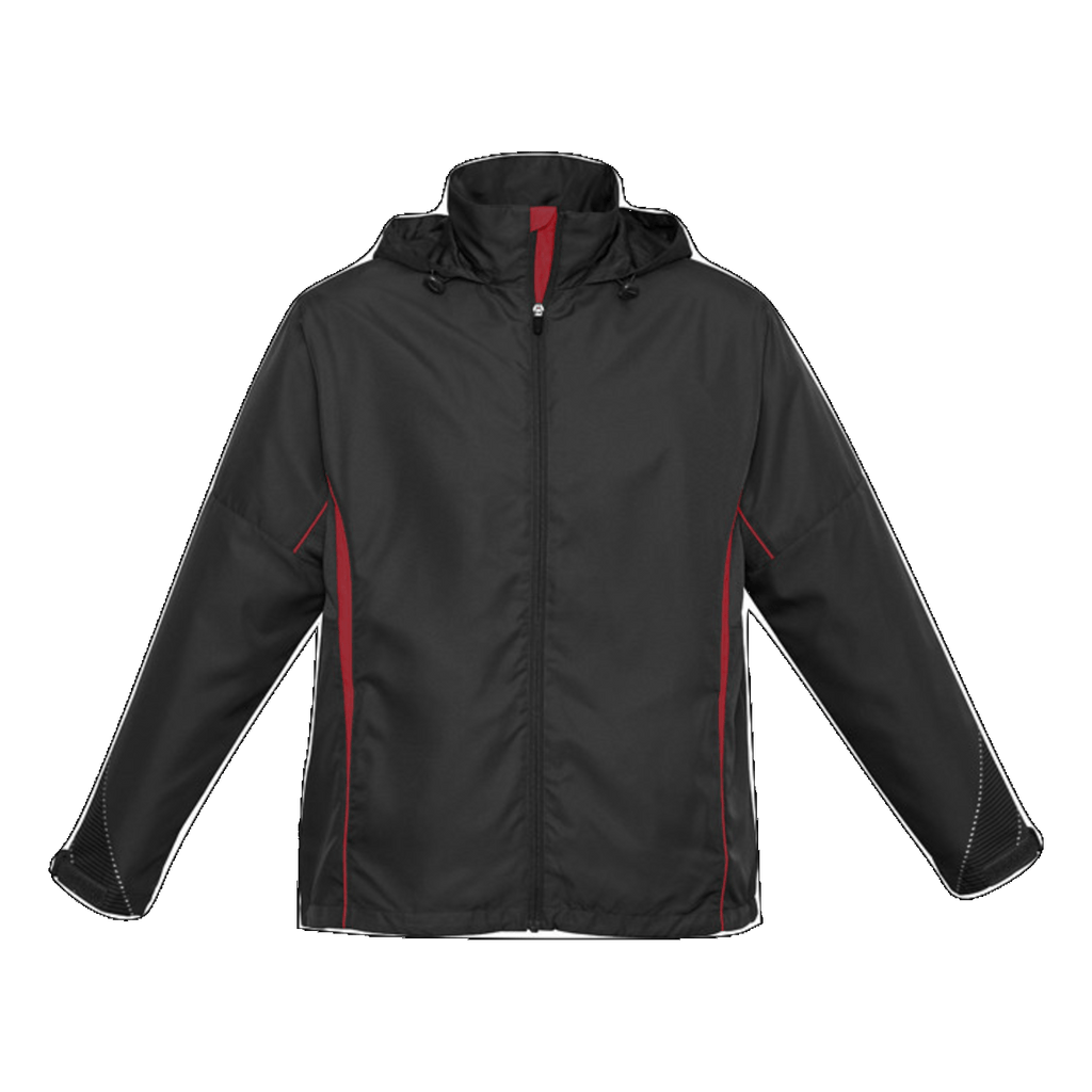 Adults Razor Jacket, Colour: Black/Red