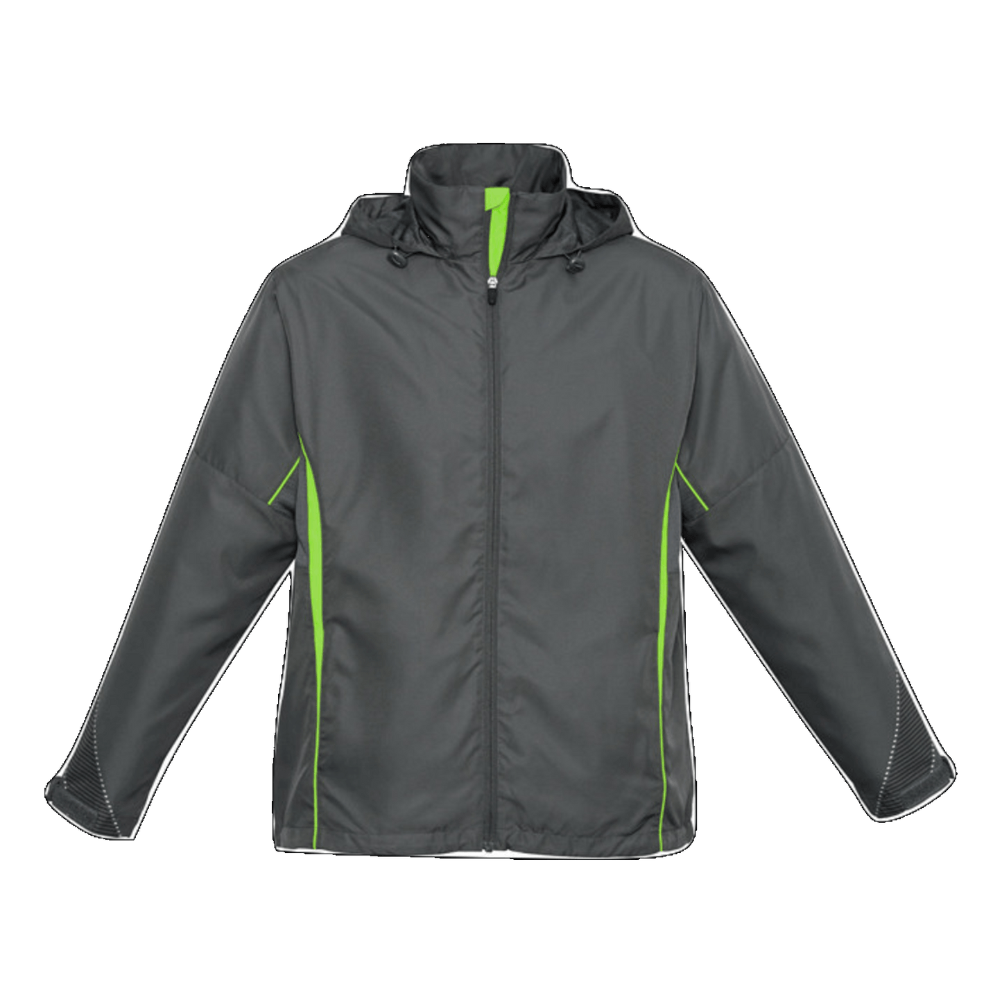 Adults Razor Jacket, Colour: Grey/Fl Lime