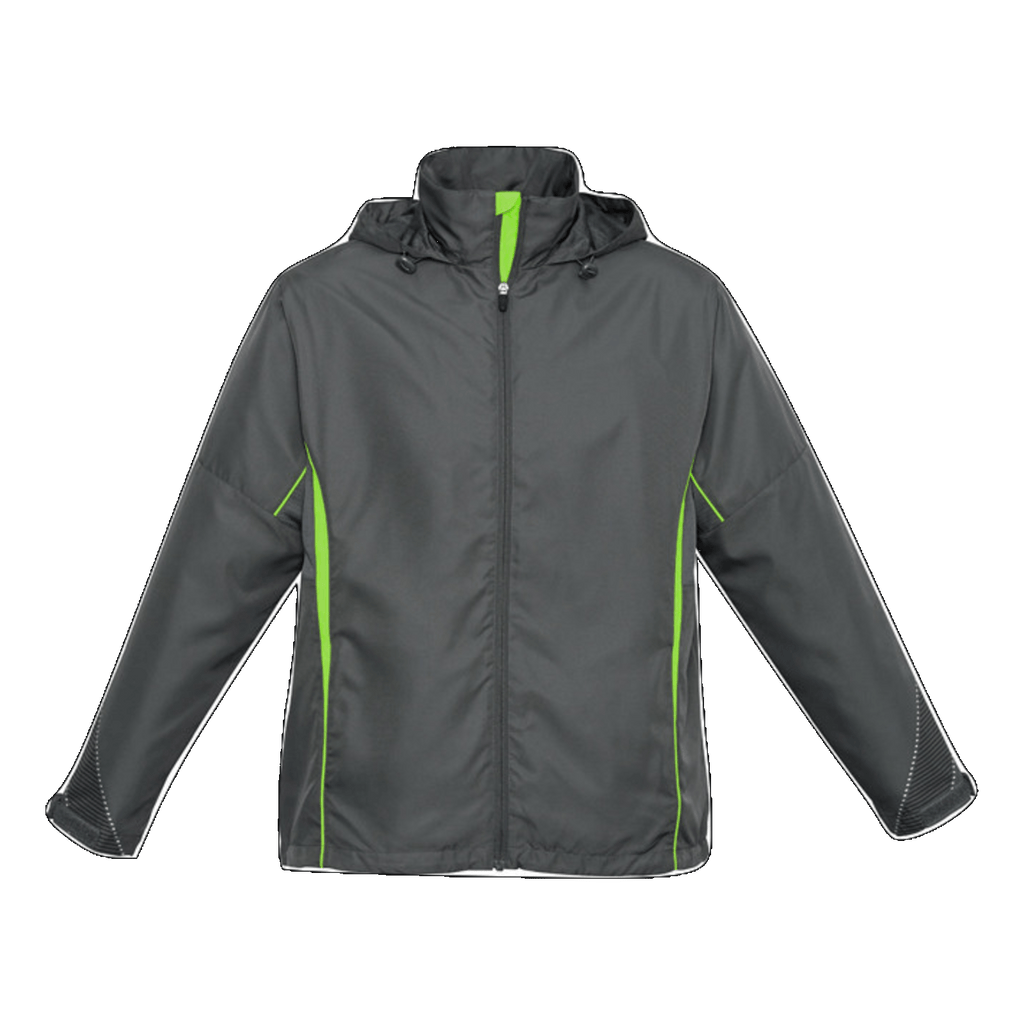 Adults Razor Jacket, Colour: Grey/Fl Lime