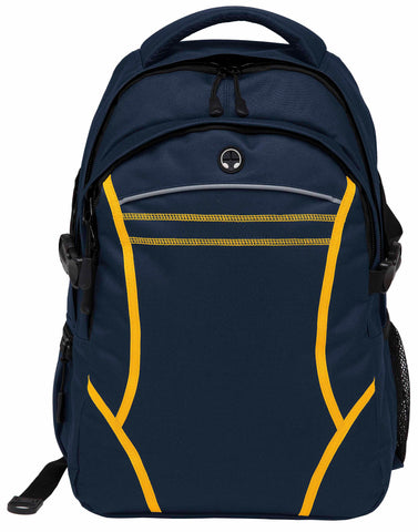 Image of Reflex Backpack, Colour: Navy/Gold
