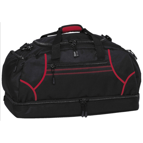Image of Reflex Sports Bag, Colour: Black/Red