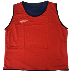 Reversible Tackle Bib, Size: XXL (77 x 73 cm), Colour: Red/Blue