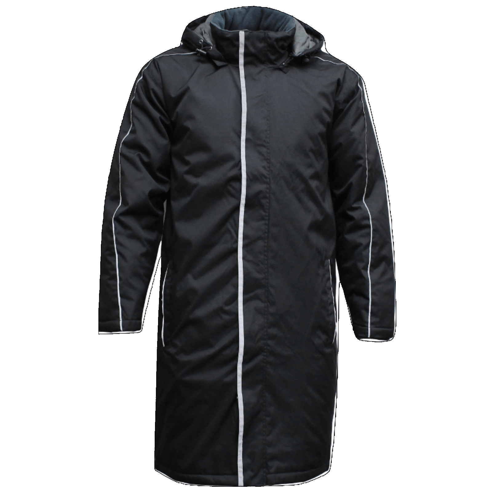 Adults Sideline Jacket, Colour: Black