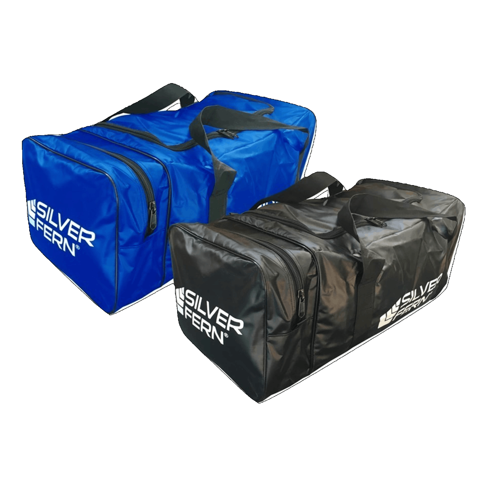 Silver Fern PVC Bag - Medium, Style: With End Pocket:  700 (L) x 350 (W) x 300 (H) mm, Colour: Black