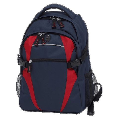 Image of Spliced Zenith Backpack, Colour: Navy/Red