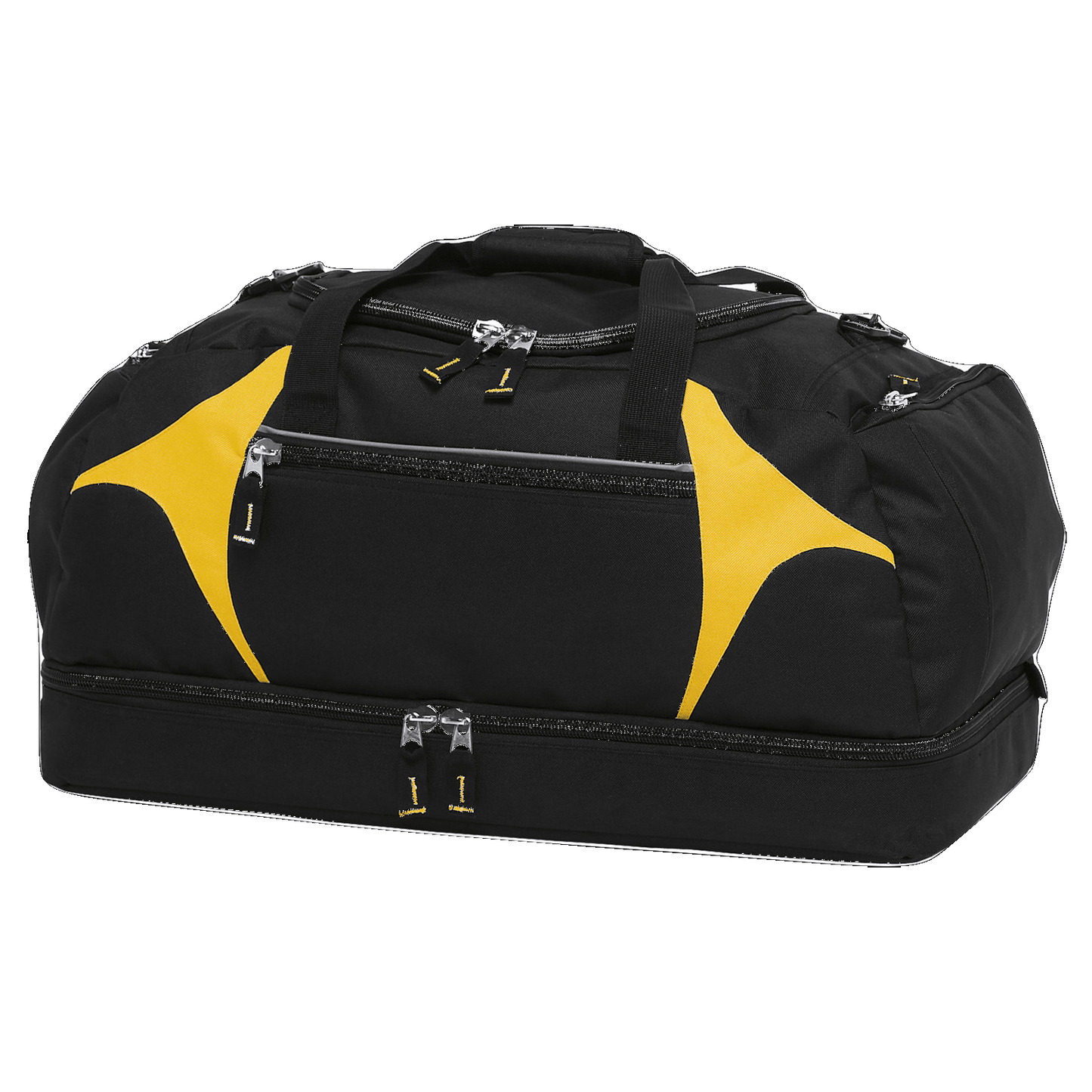 Spliced Zenith Sports Bag, Colour: Black/Gold