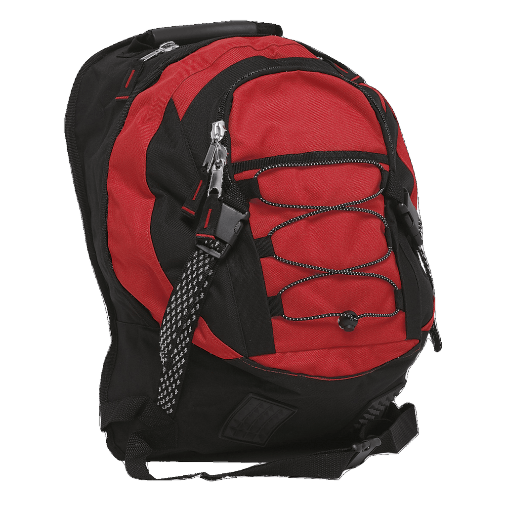 Stealth Backpack, Colour: Red/Black