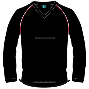 Tough Jacket - Black with Red & White Piping Detail  CLEARANCE SPECIAL, Size: 3XL